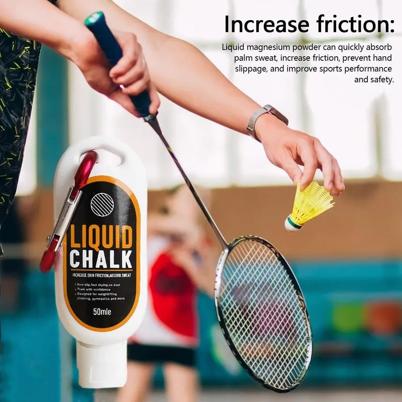 Premium Anti-Slip Liquid Chalk for Fitness, Rock Climbing & Sports - Sweat-Absorbent Magnesium Powder for Enhanced Grip, Friction Control & Non-Slip Performance