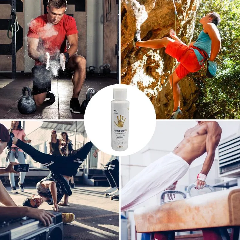 Premium Anti-Slip Liquid Chalk for Fitness, Rock Climbing & Sports - Sweat-Absorbent Magnesium Powder for Enhanced Grip, Friction Control & Non-Slip Performance