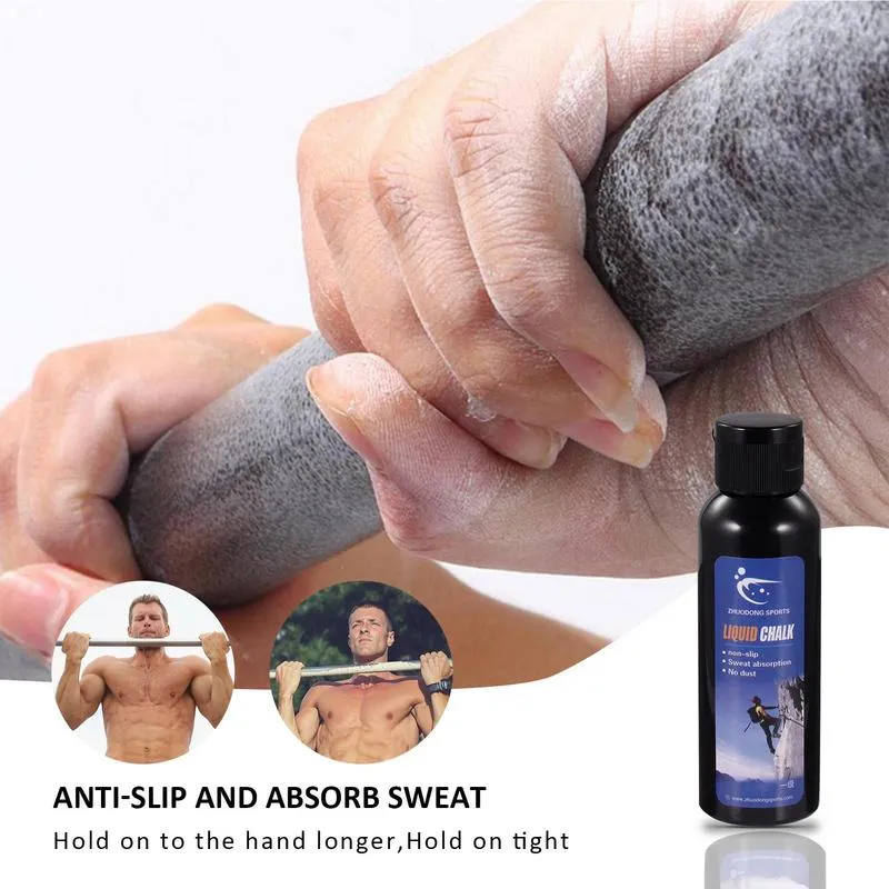 Premium Anti-Slip Liquid Chalk for Fitness, Rock Climbing & Sports - Sweat-Absorbent Magnesium Powder for Enhanced Grip, Friction Control & Non-Slip Performance