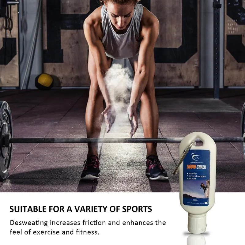 Premium Anti-Slip Liquid Chalk for Fitness, Rock Climbing & Sports - Sweat-Absorbent Magnesium Powder for Enhanced Grip, Friction Control & Non-Slip Performance