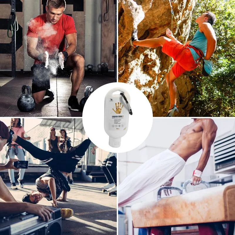 Premium Anti-Slip Liquid Chalk for Fitness, Rock Climbing & Sports - Sweat-Absorbent Magnesium Powder for Enhanced Grip, Friction Control & Non-Slip Performance
