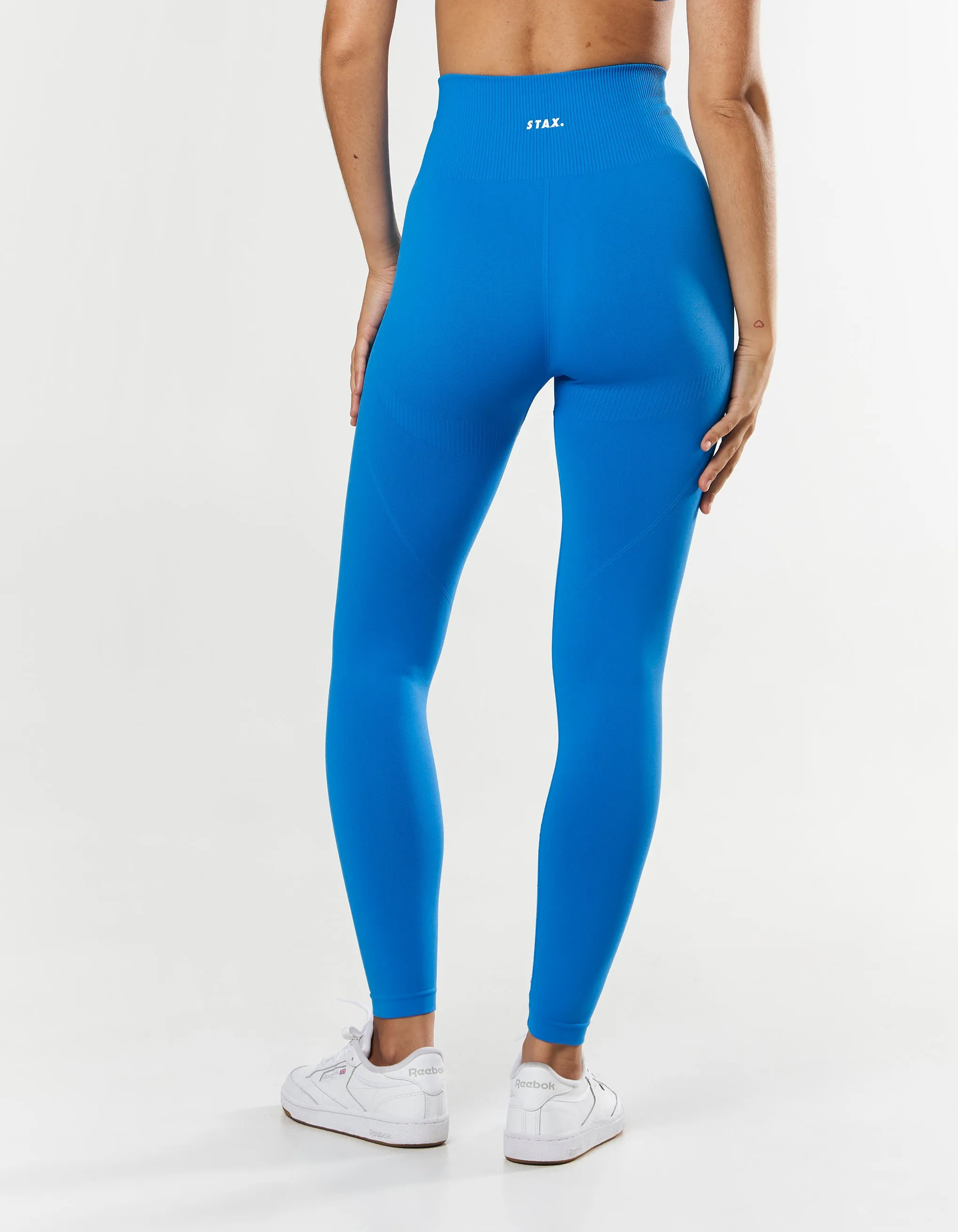 Premium Seamless Tights - Blue