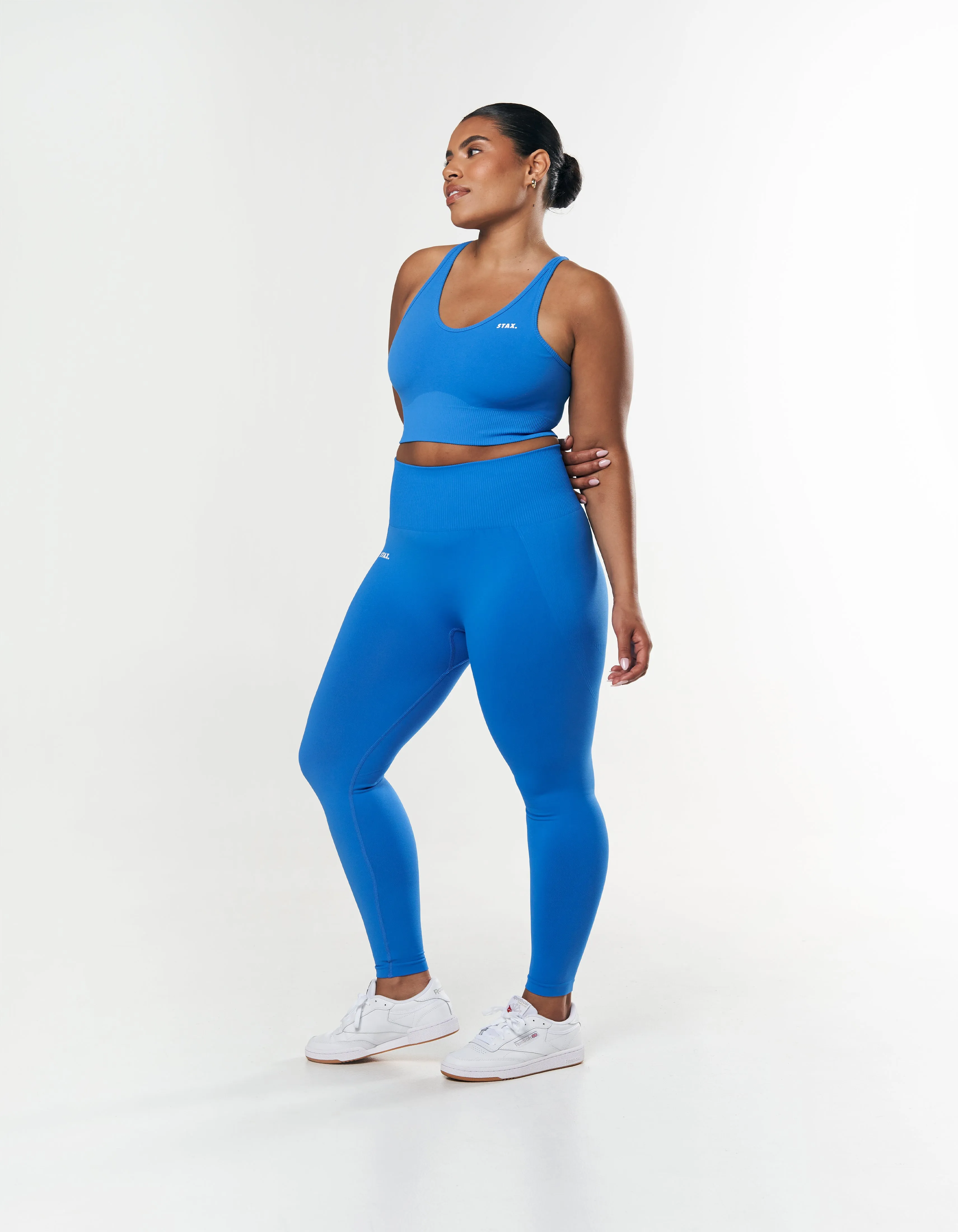 Premium Seamless Tights - Blue