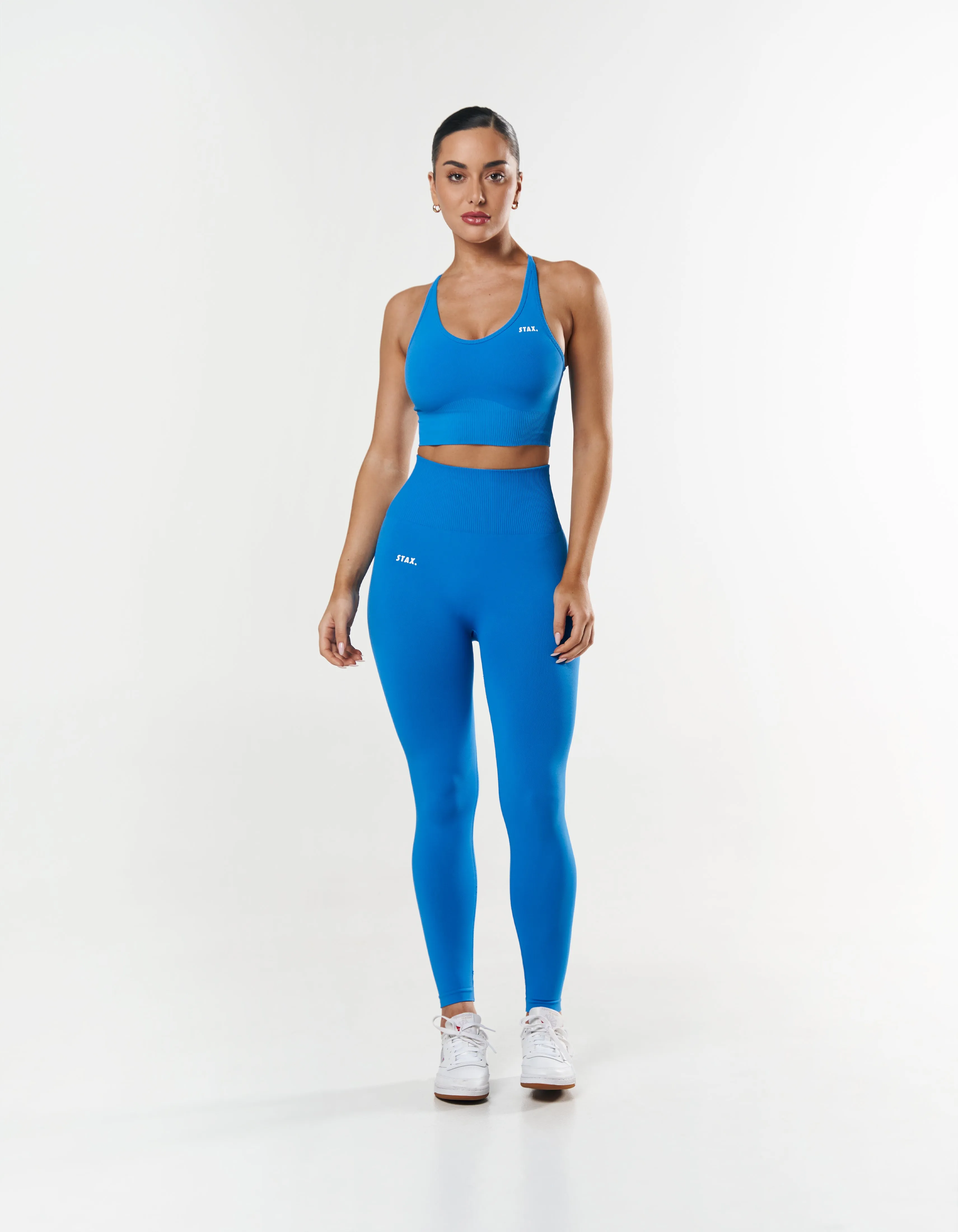 Premium Seamless Tights - Blue