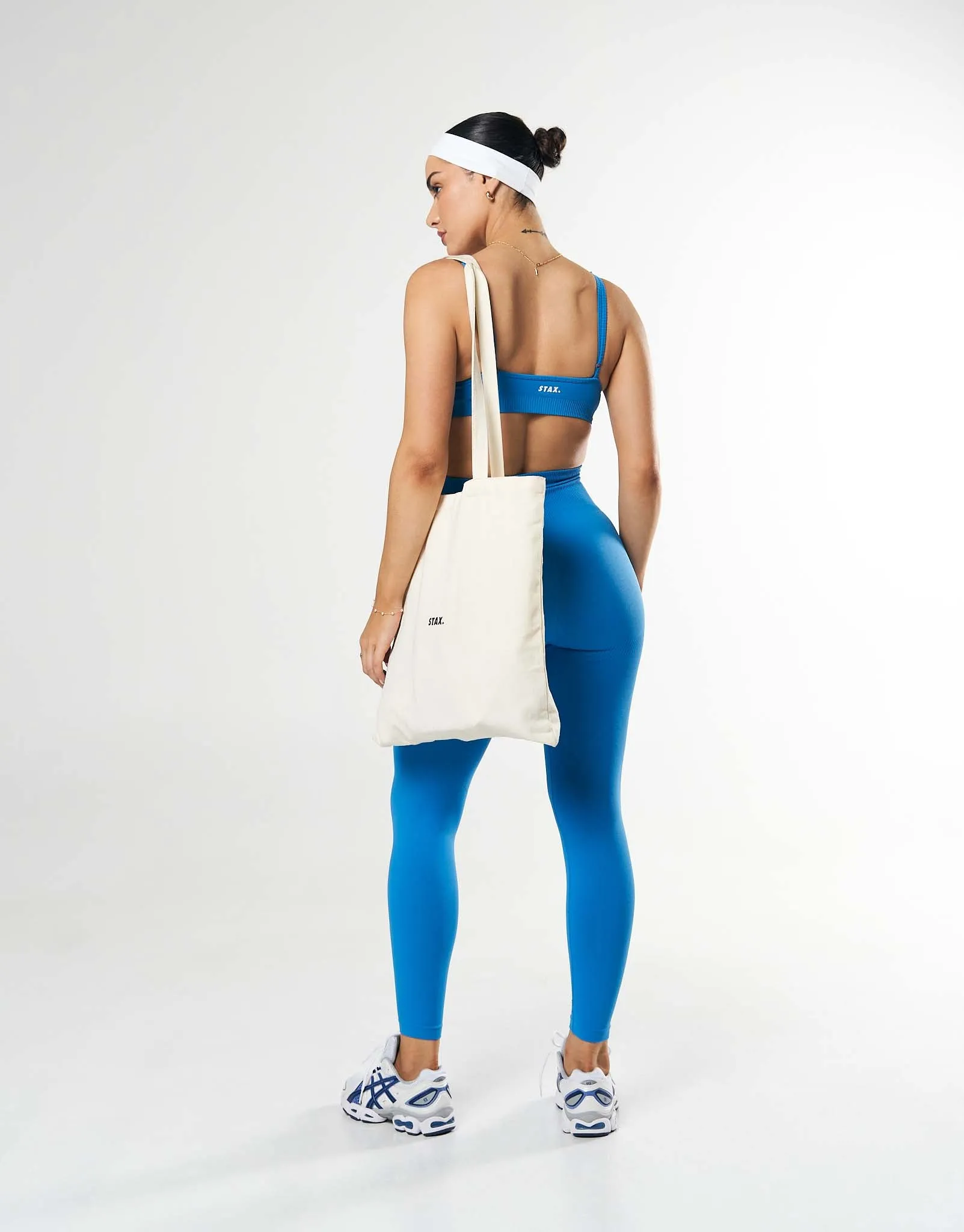 Premium Seamless Tights - Blue