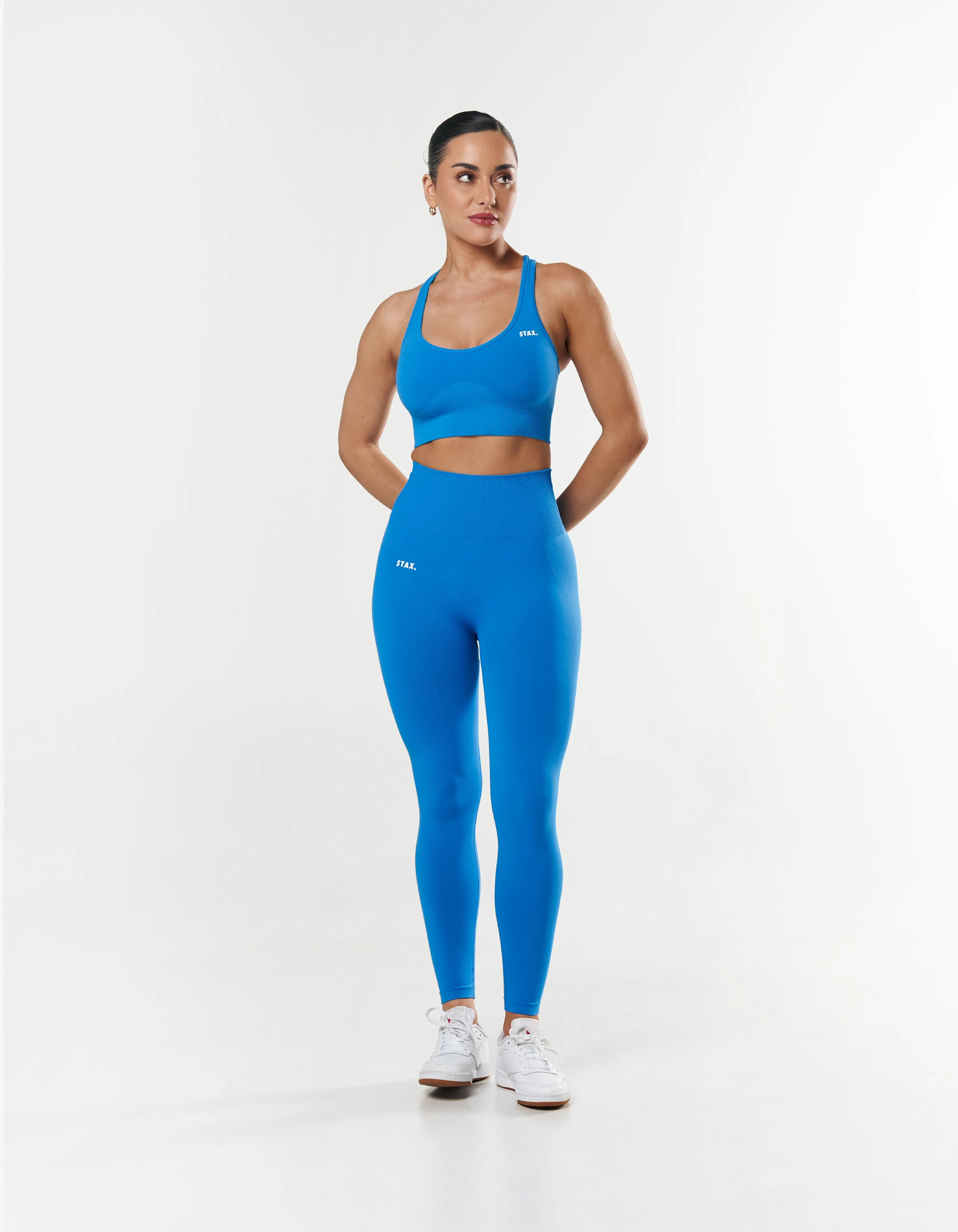 Premium Seamless Tights - Blue