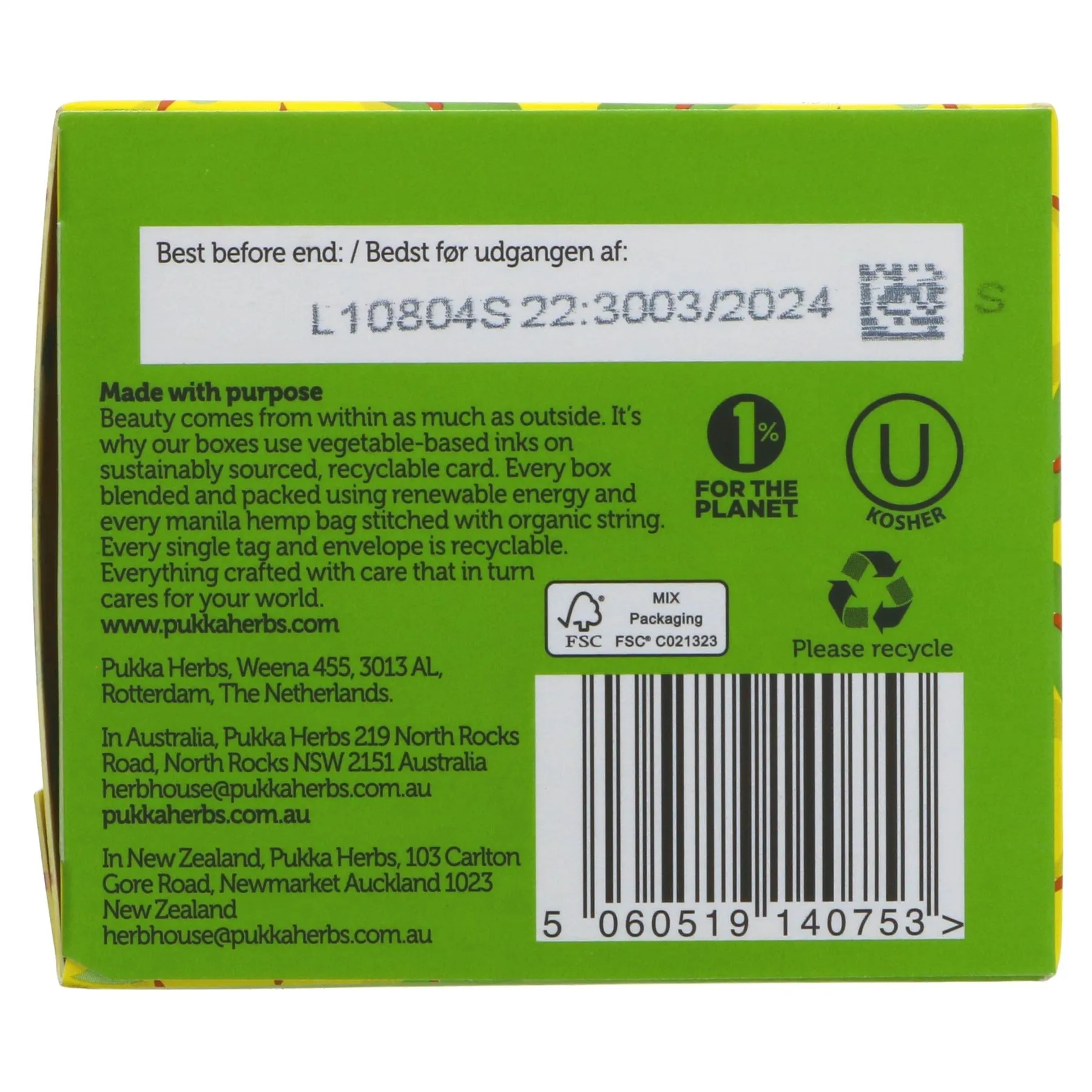Pukka | Turmeric Active - Turmeric, Ginger & Galangal | 20 bags