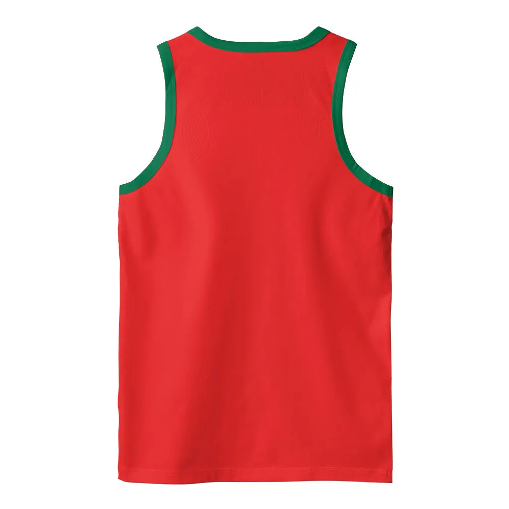 Rasta Tank Tops - Lion of Judah Red