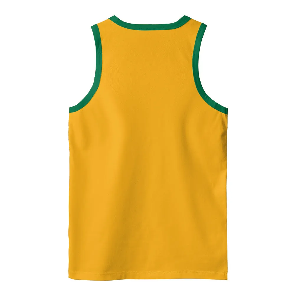 Rasta Tank Tops - Lion of Judah Yellow