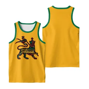 Rasta Tank Tops - Lion of Judah Yellow