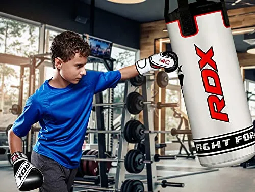 RDX Kids Heavy Boxing 2FT Punching Bag UNFILLED MMA Punching Training Gloves Kickboxing