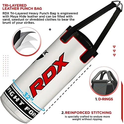 RDX Kids Heavy Boxing 2FT Punching Bag UNFILLED MMA Punching Training Gloves Kickboxing