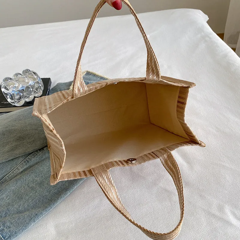 REALAIOTWomen's bags, corduroy  new small square bags, Korean ins bags, Popular trade trend handbags, shoulder bags New