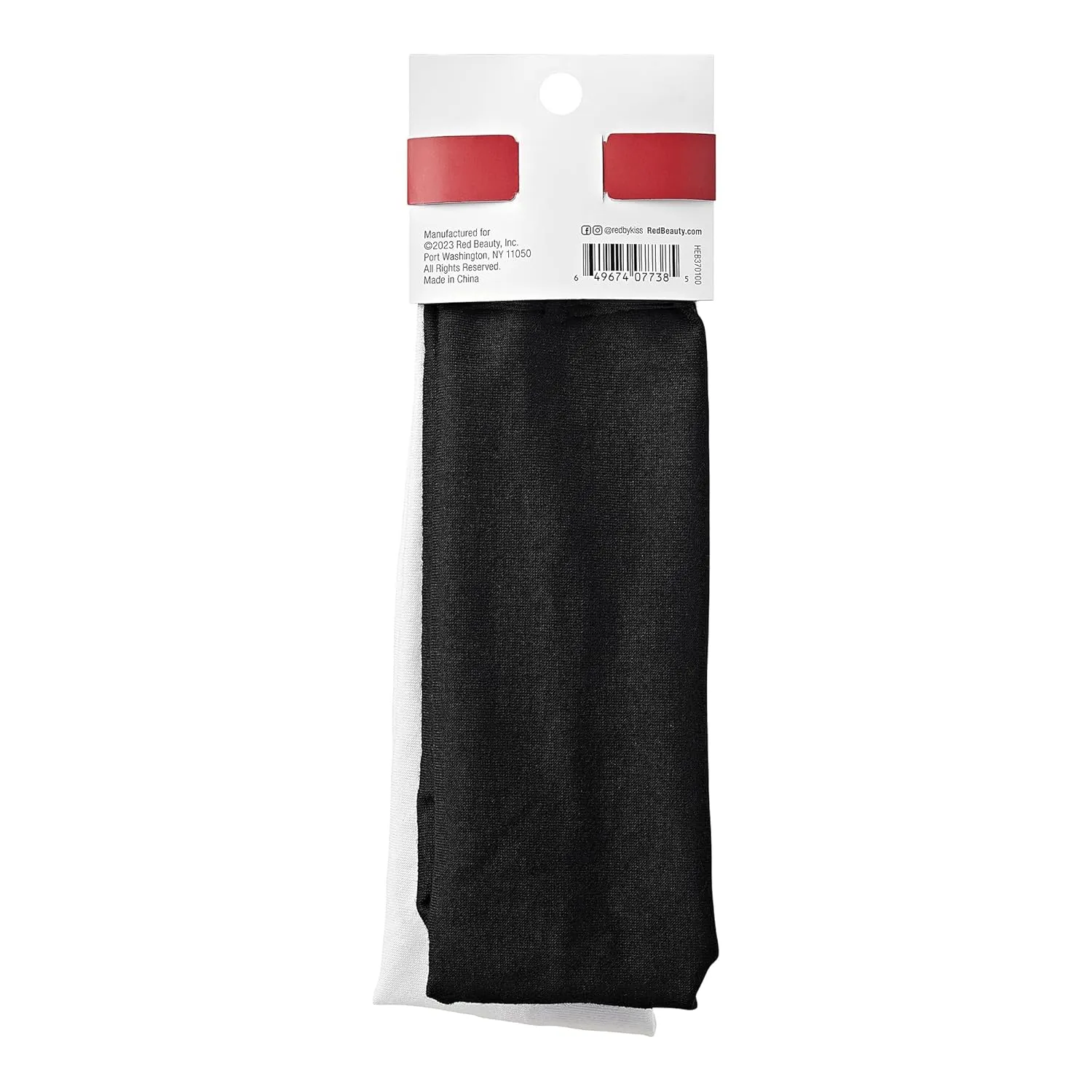 Red by Kiss 2 Pcs Headbands – Comfortable, Stretch-Fit Hairbands (HEB37)