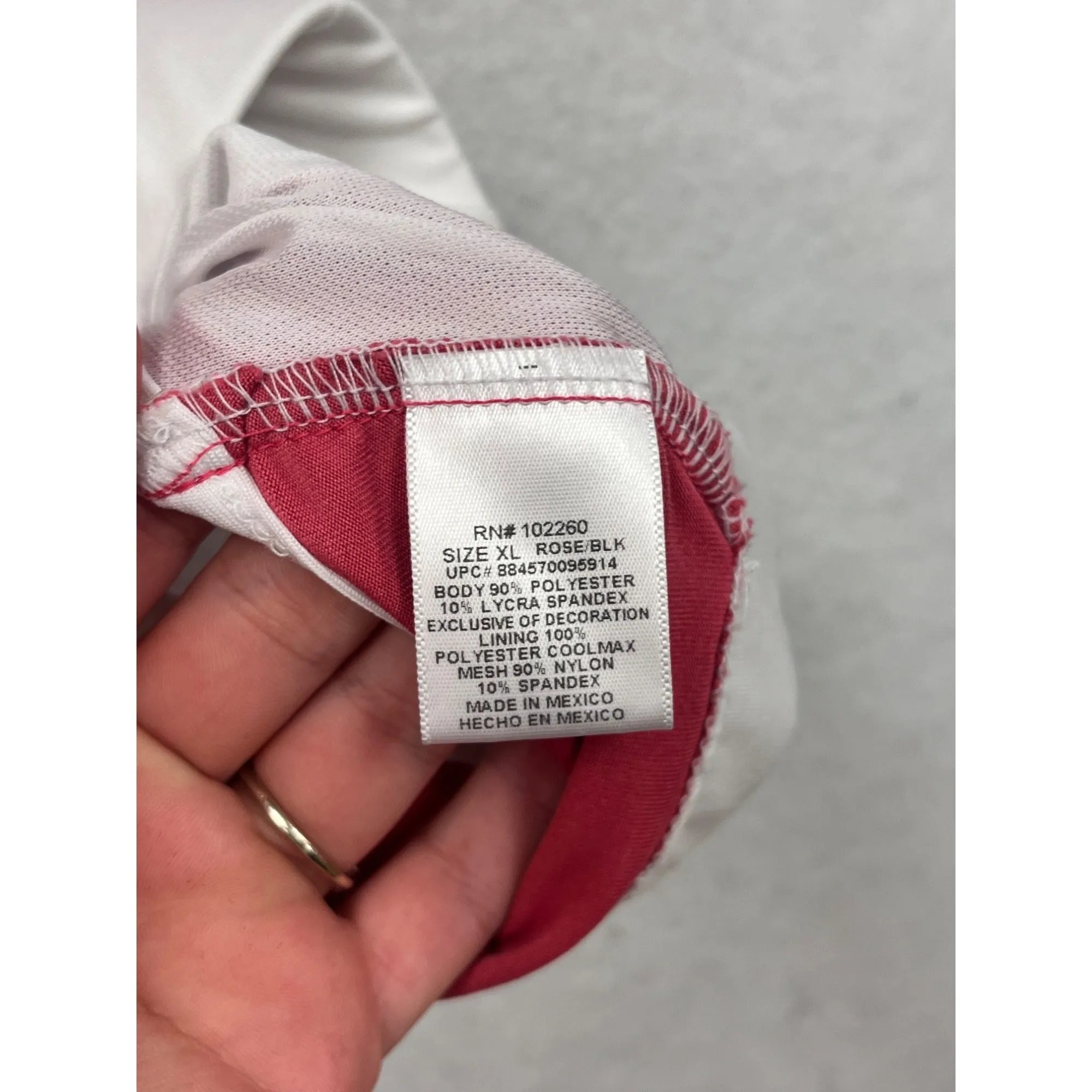 Reebok Womens XL Racerback Sports Bra #6810