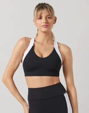 Remi Sports Bra in Black & White