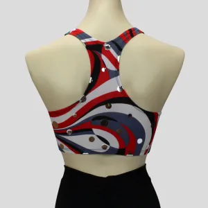 Retro Red Crop Top