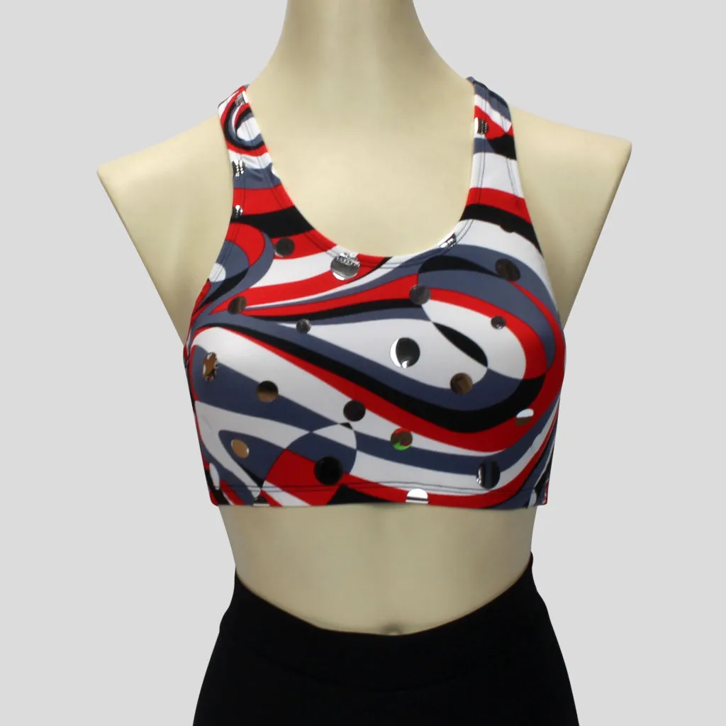 Retro Red Crop Top