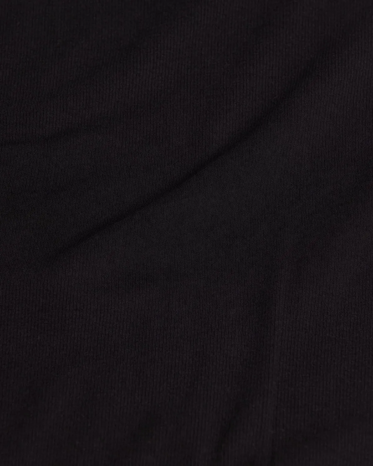Rib Cropped Tank | Black
