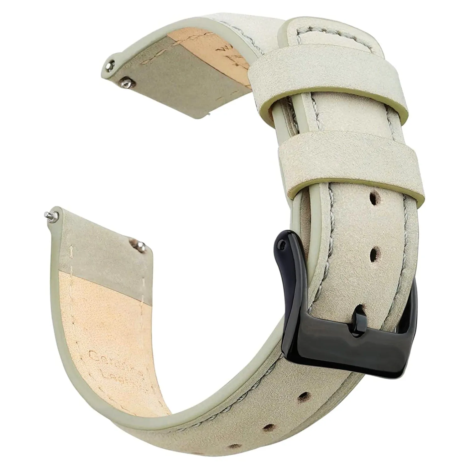 Ritche Classic Grey Leather Watch Bands