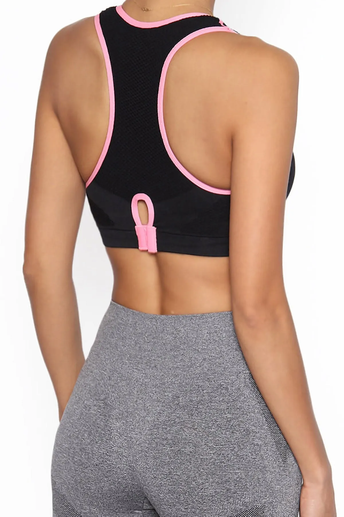 Rubin Mesh Racerback Sports Bra Top
