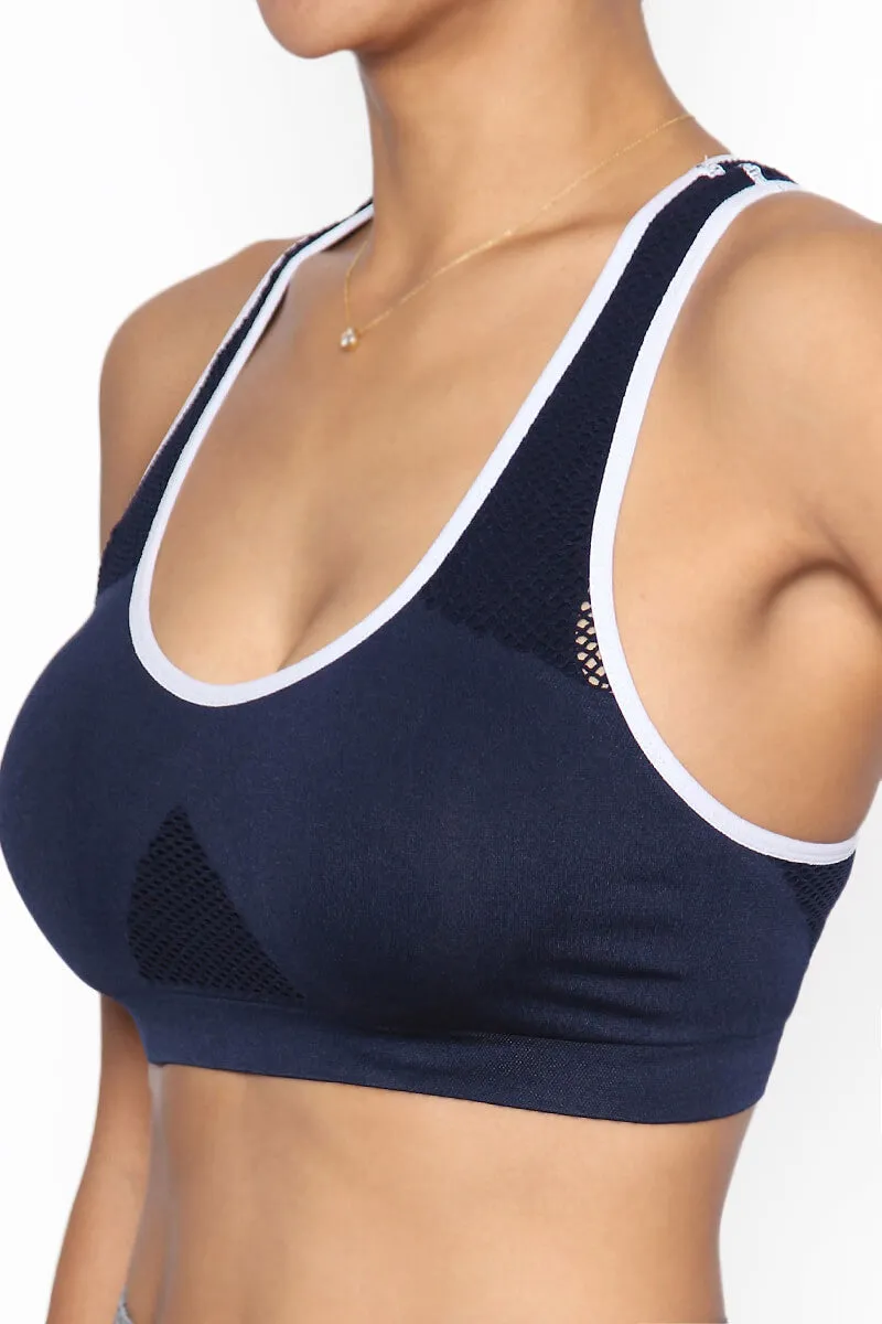 Rubin Mesh Racerback Sports Bra Top