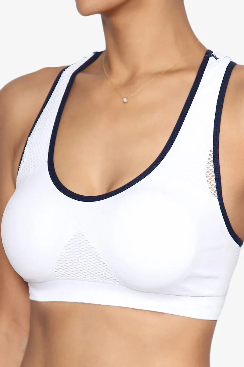 Rubin Mesh Racerback Sports Bra Top