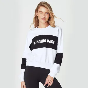 RUNNING BARE WOMENS EARN YOUR STRIPES CREW
