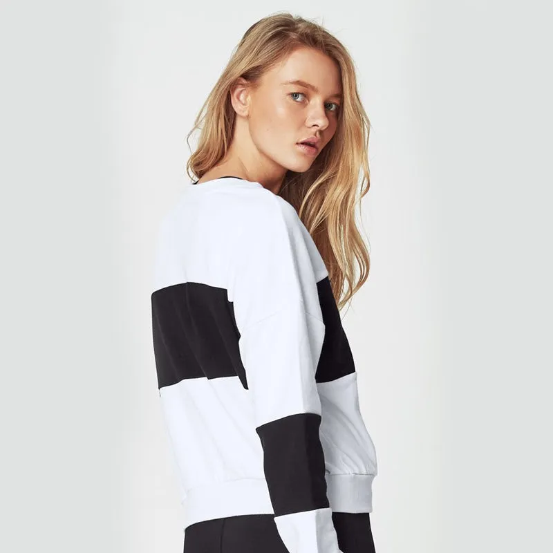 RUNNING BARE WOMENS EARN YOUR STRIPES CREW