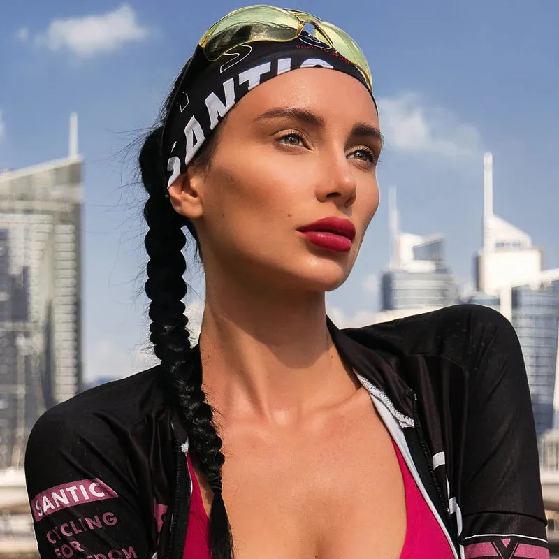 Santic Cycling Headband Outdoor MTB Road Bike Running Fishing Sports Headwear Summer Men Women Sunscreen Breathable Bandana