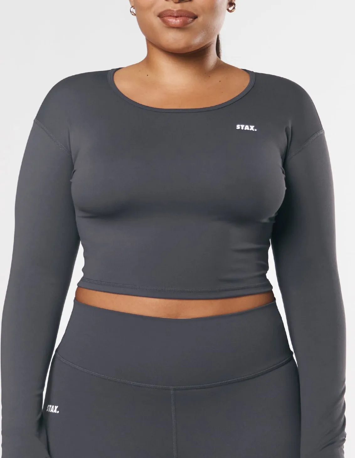 Scoop Long Sleeve NANDEX ™ - Charcoal Grey