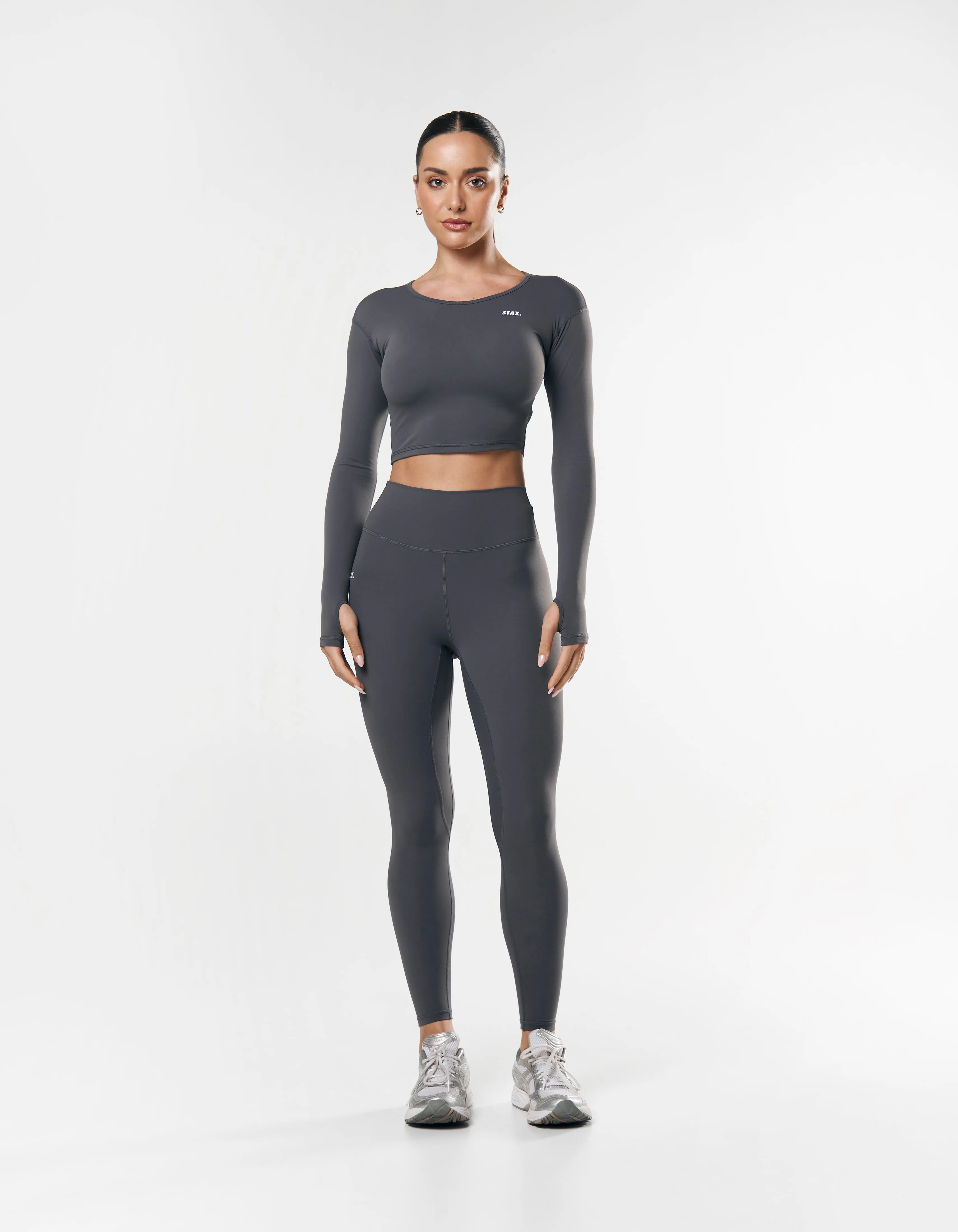 Scoop Long Sleeve NANDEX ™ - Charcoal Grey