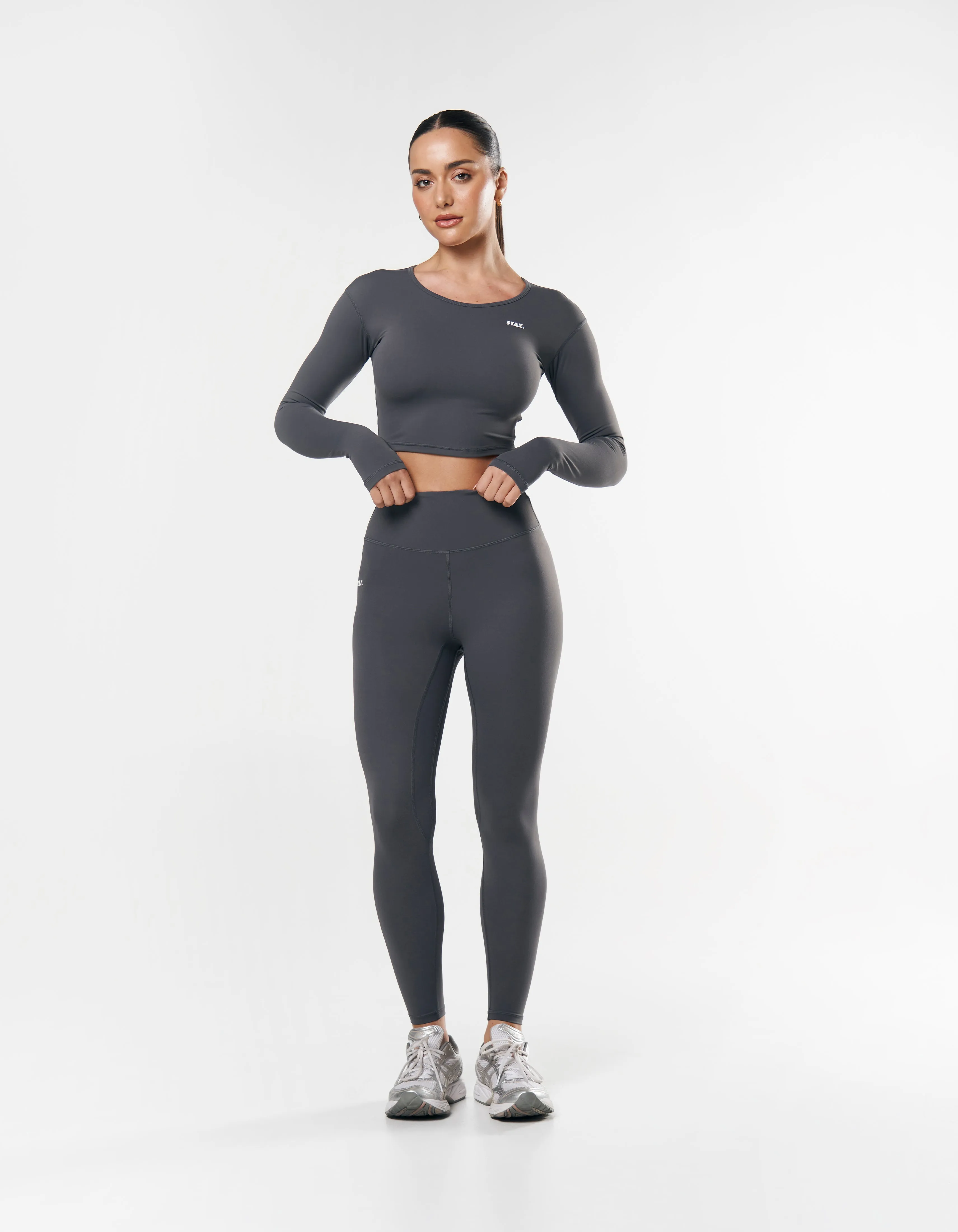 Scoop Long Sleeve NANDEX ™ - Charcoal Grey