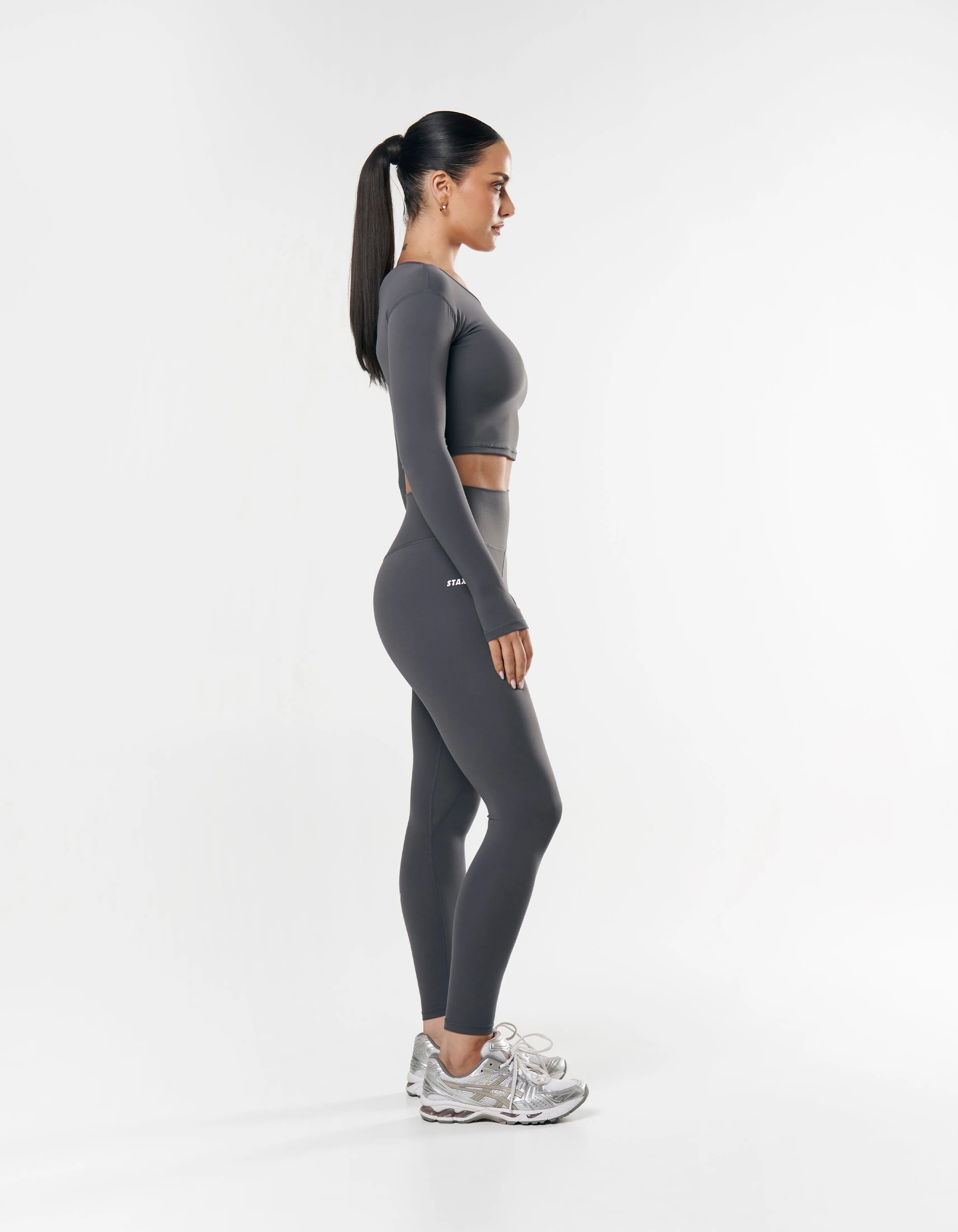 Scoop Long Sleeve NANDEX ™ - Charcoal Grey