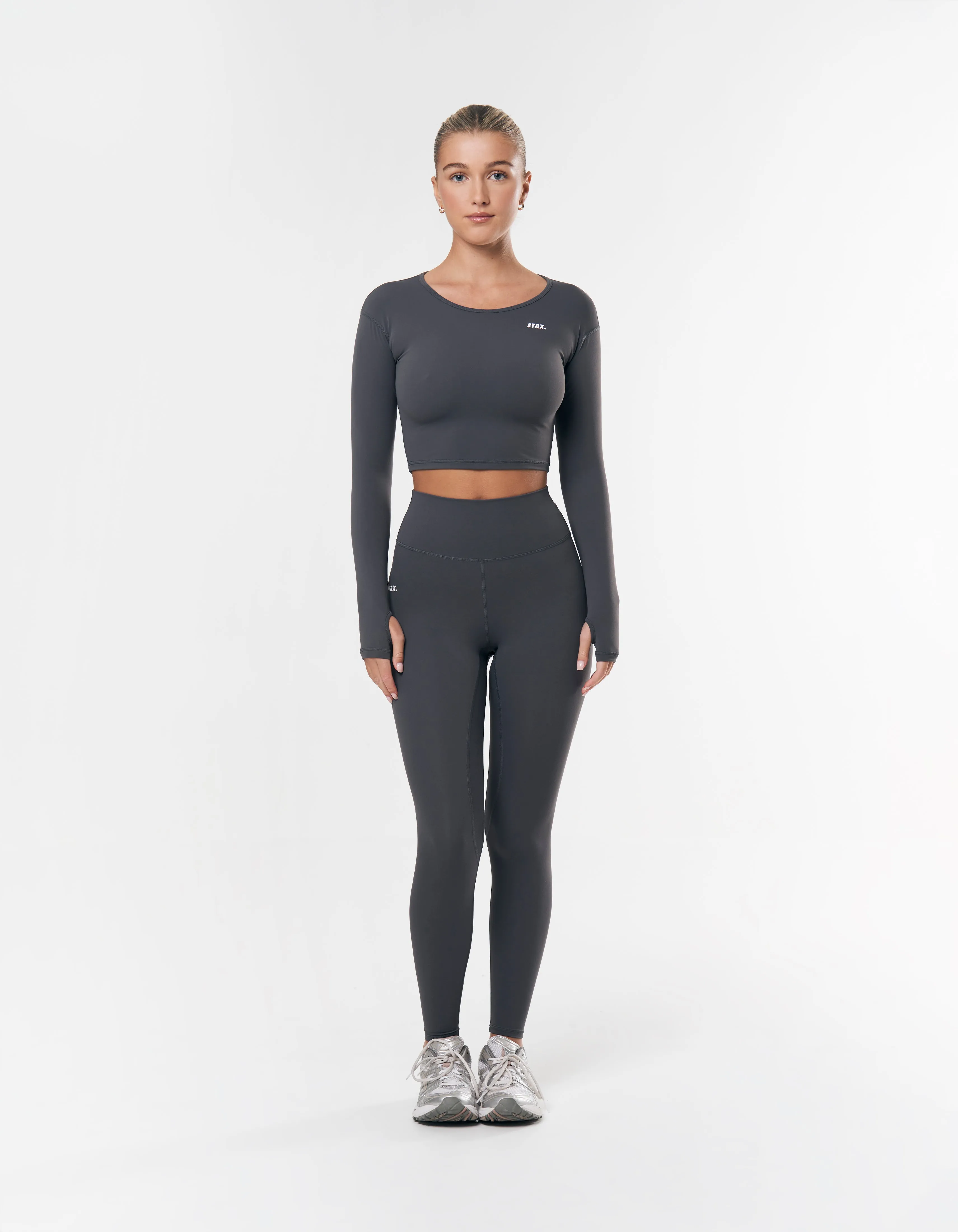 Scoop Long Sleeve NANDEX ™ - Charcoal Grey