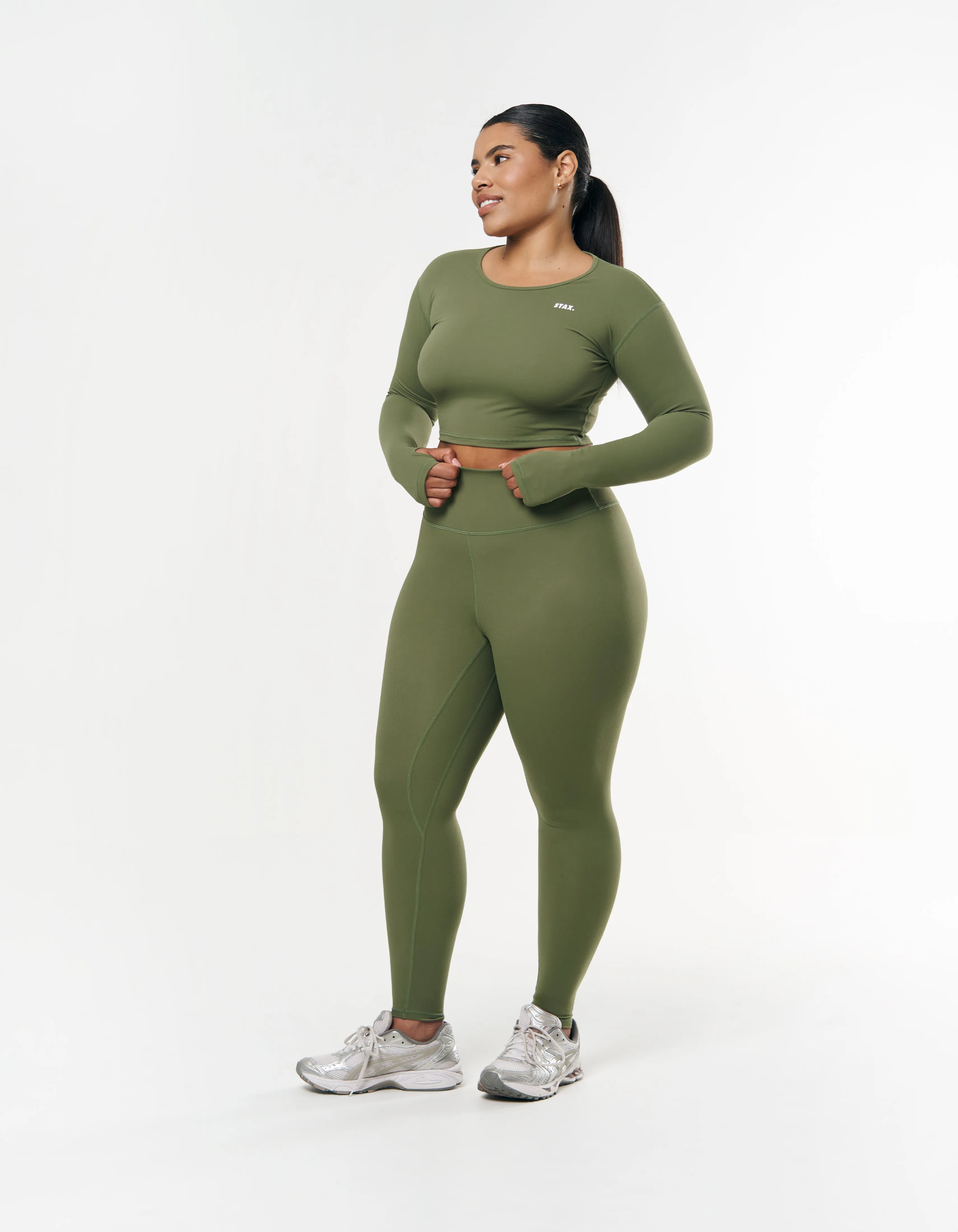 Scoop Long Sleeve NANDEX ™ - Khaki