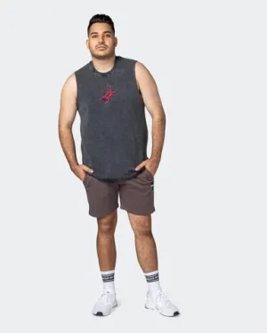 Scorpion Heavy Vintage Tank - Washed Black