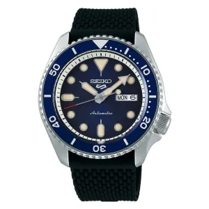 Seiko 5 Sports Analog Automatic Silicone Strap Men's Watch SRPD71K2