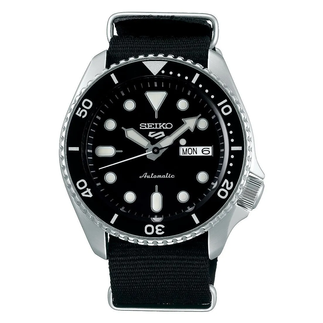 Seiko 5 Sports Automatic Black Dial Men's Watch SRPD55K3