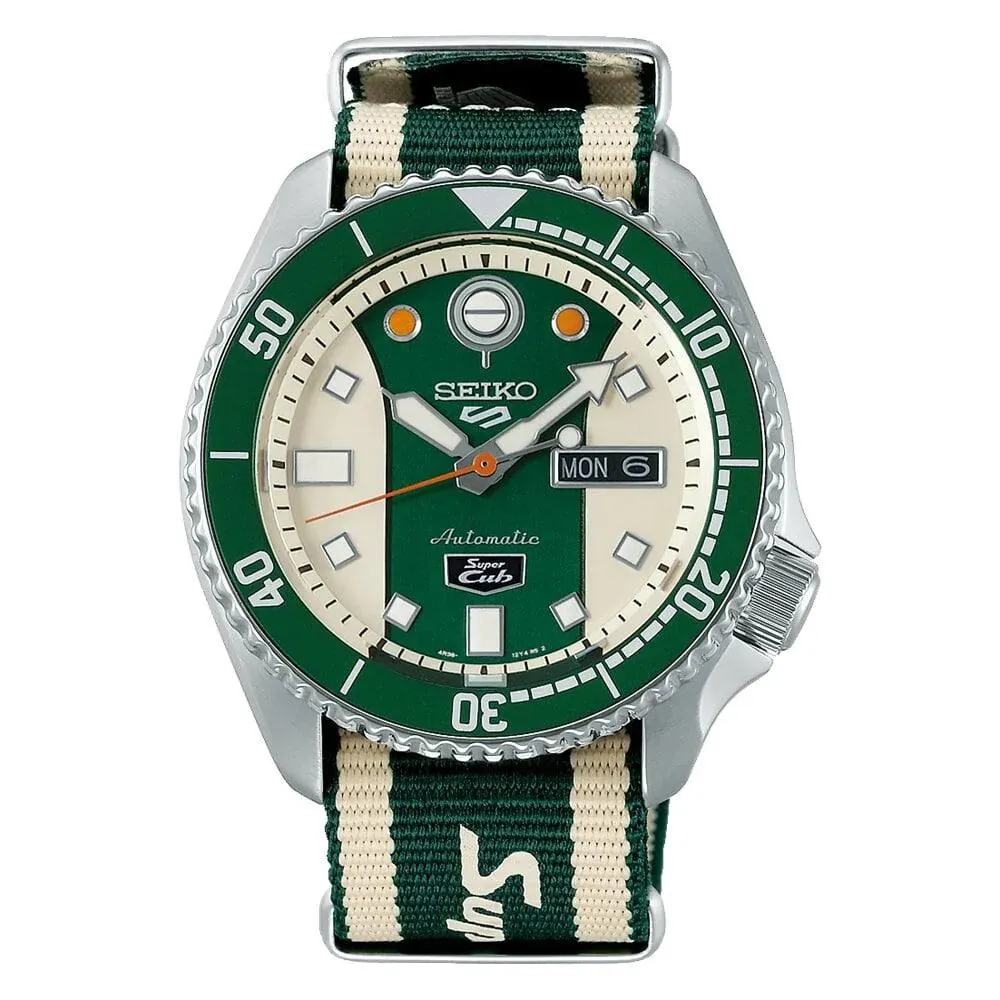 Seiko 5 Sports Honda Super Cub Limited Edition Automatic Men's Watch SRPJ49K1
