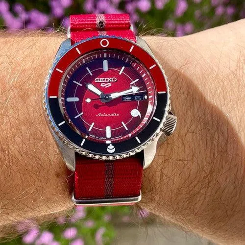 Seiko 5 Sports Sarada Uchiha Limited Edition Men's Watch SRPF67