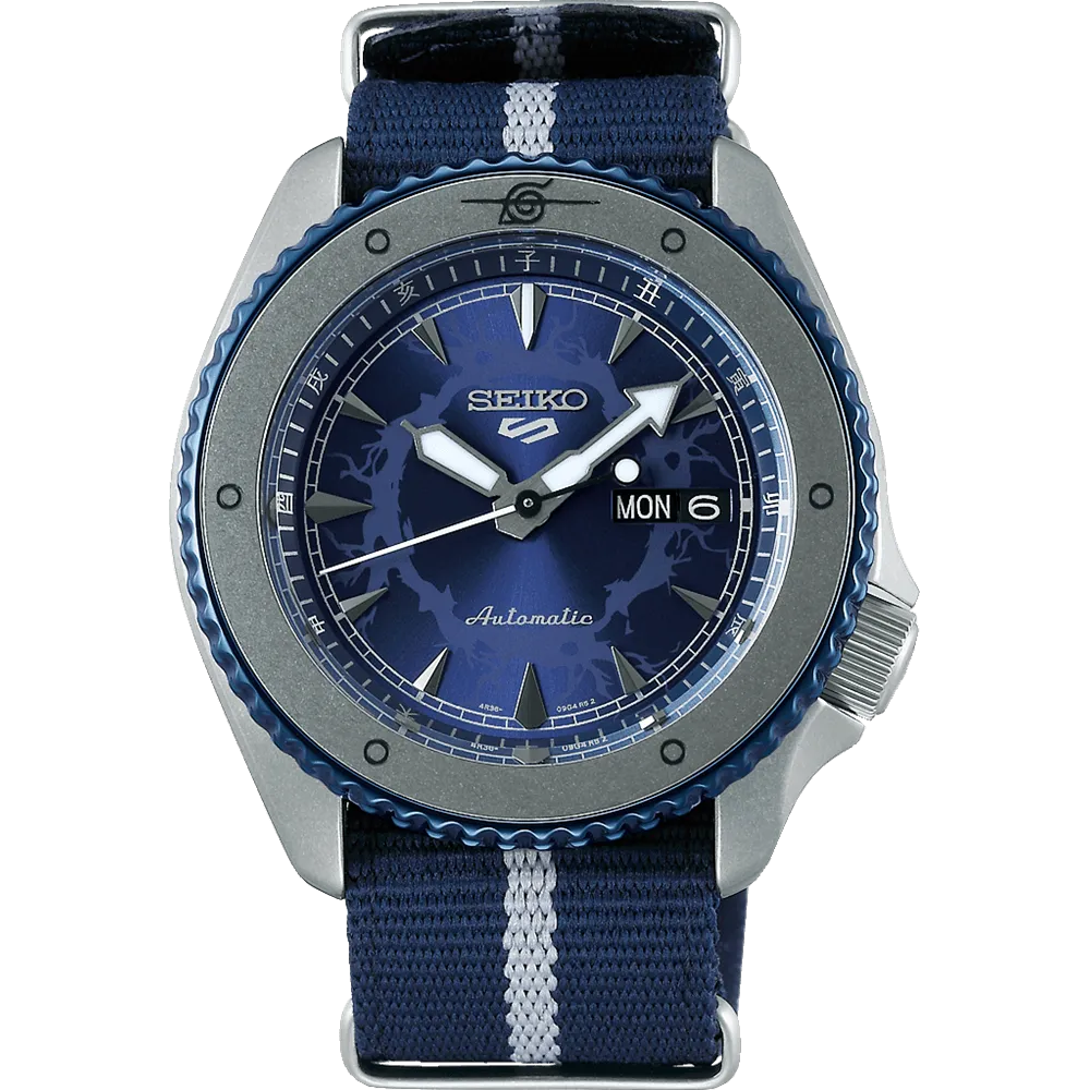 Seiko 5 Sports Sasuke Uchiha Limited Edition Men's Watch SRPF69