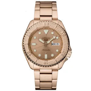 Seiko 5 Sports SRPE72 SRPE72K SRPE72K1 Automatic Rose Gold Watch