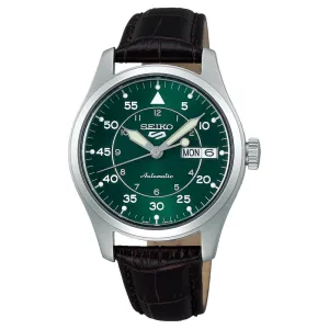 Seiko 5 Sports SRPJ89K SRPJ89K1 SRPJ89 Automatic Kelly Green Flieger Watch