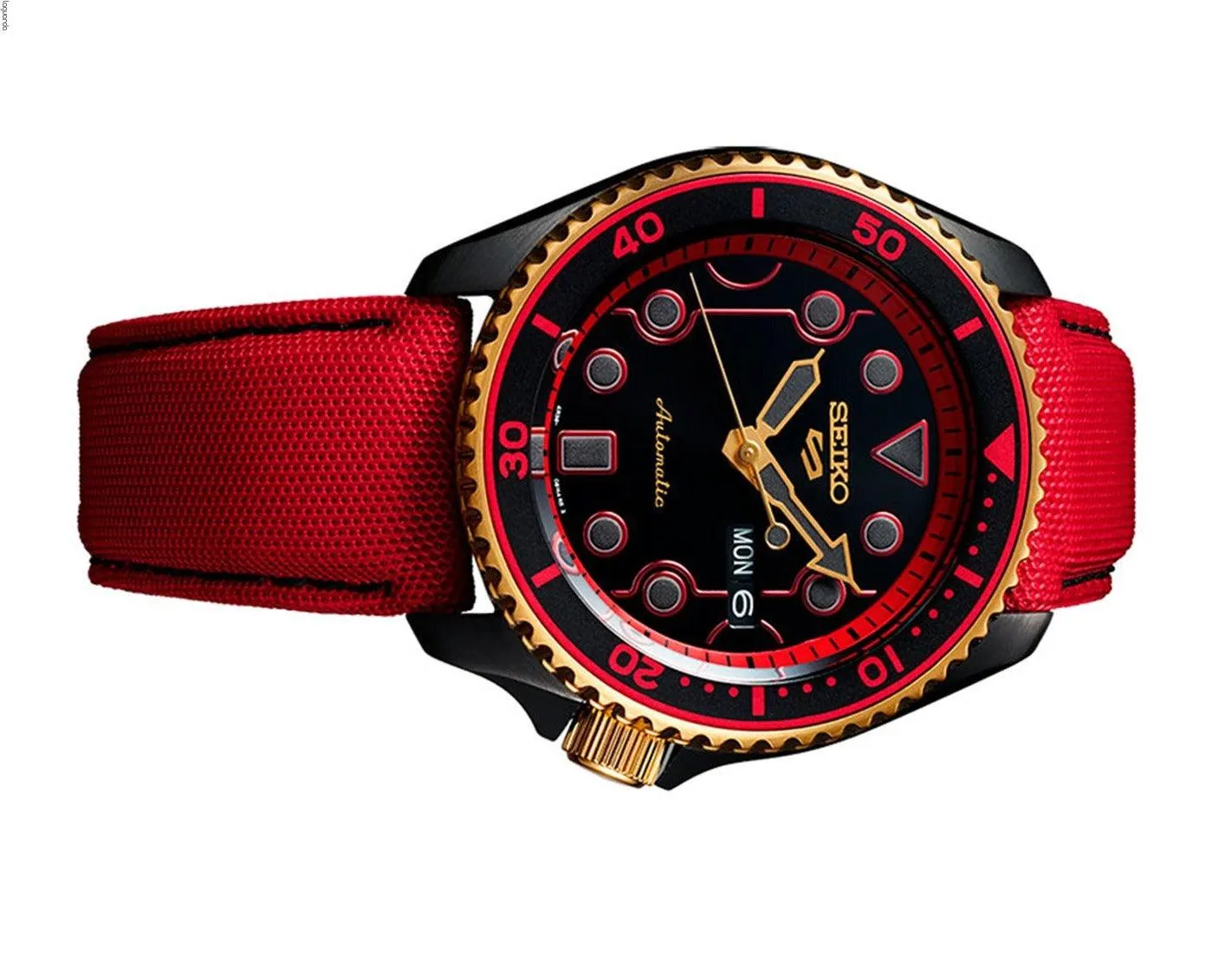 Seiko 5 Sports Street Fighter V Limited Edition Ken Men's Watch SRPF20