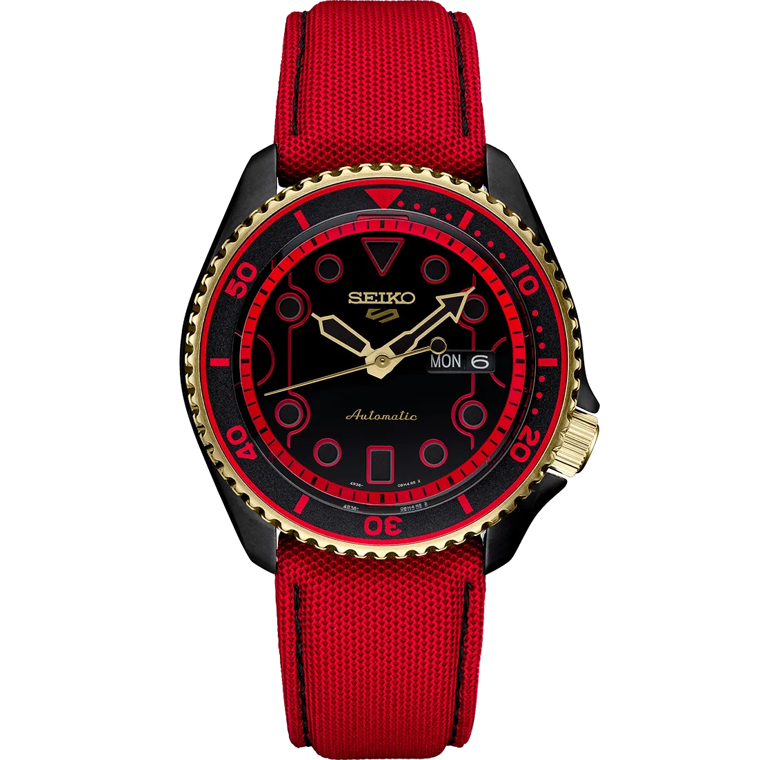 Seiko 5 Sports Street Fighter V Limited Edition Ken Men's Watch SRPF20