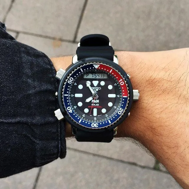 Seiko Prospex Arnie Re-Issue Sports Solar Diver's 200M Men's Watch SNJ027P1