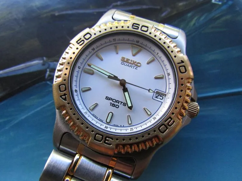 Seiko Sports 150 Wristwatch 7N42-6030