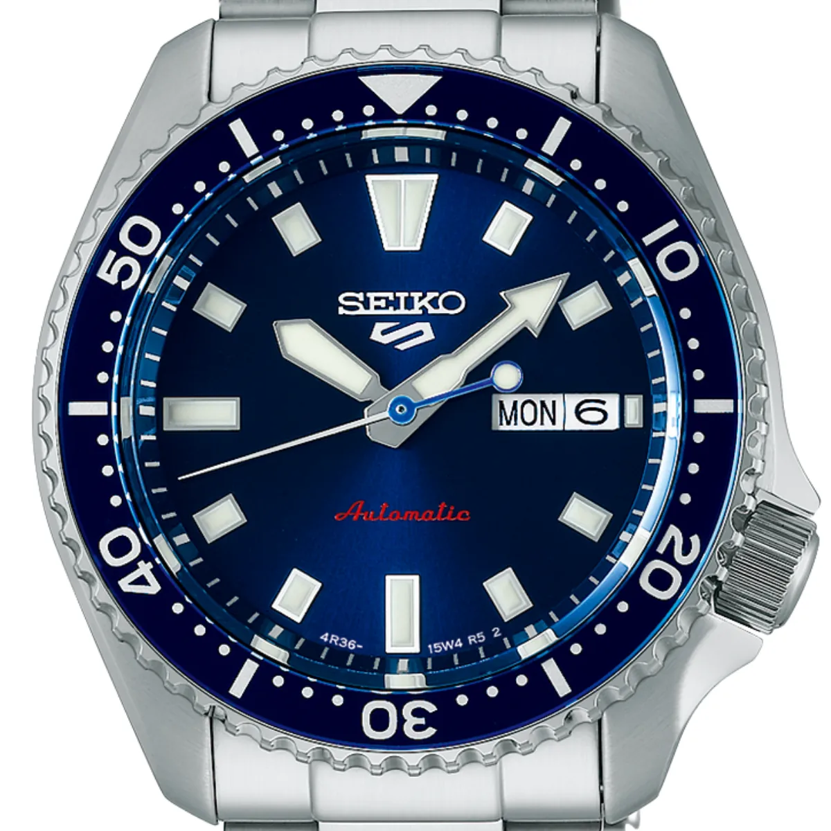 Seiko SRPL83K1: Modern Automatic Sports Watch in Blue