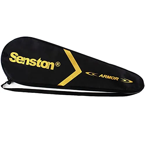 Senston Unisex Badminton Racket Cover Badminton Racket Bag with Adjustable Shoulder Strap